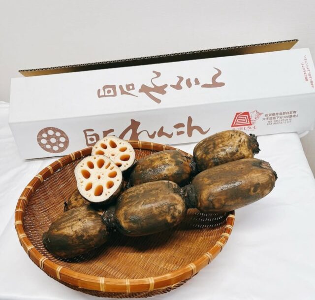 【蓮根３キロ箱】
2700円

地方発送には別途送料がかかります🙇‍♀️

#道の駅しろいし
#蓮根