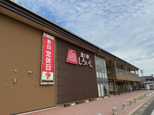 おはようございます😊

5月20日（水）
本日は定休日です🙇‍♀️

定休日は早朝から
駅長はじめ、出荷者さん、全従業員による大掃除🧹をしております✨

駅長さん、早朝より草刈り中🤗
（隠し撮り笑）

明日のご来店お待ちしてます😊

#道の駅しろいし
