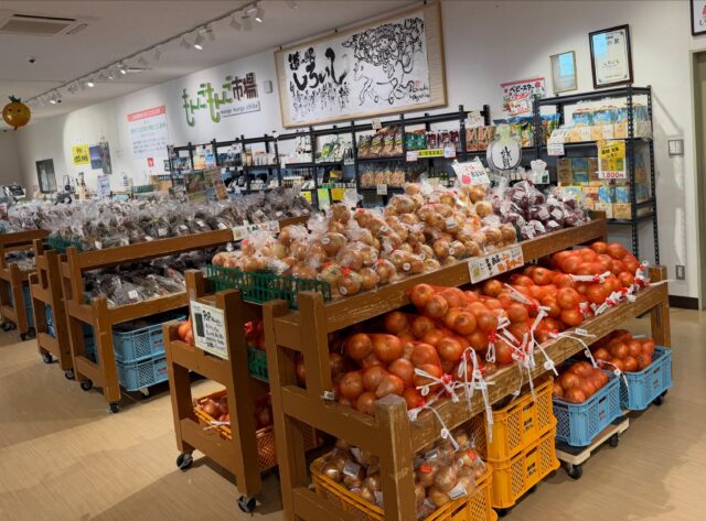おはようございます☀
8月11日（火）8:30オープンしました。

朝から多くのお客様にご来店いただきありがとうございます😊

蓮根、玉葱、ブドウなど
たくさん出荷されてます😊

本日もご来店お待ちしてます😊

#道の駅しろいし